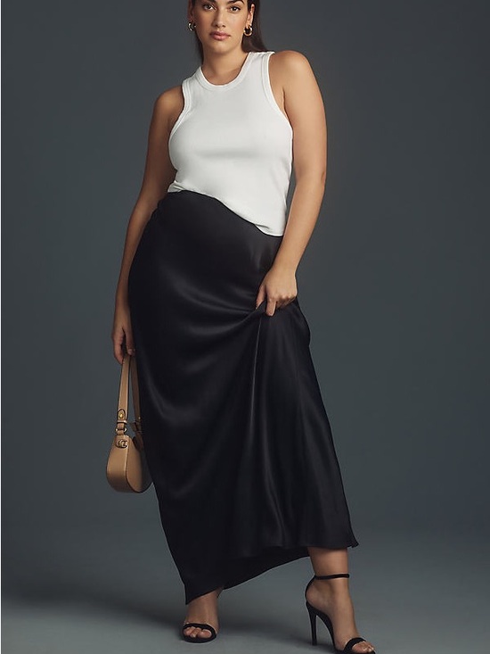 Dresses & Skirts - Black Tilda Maxi Slip Skirt